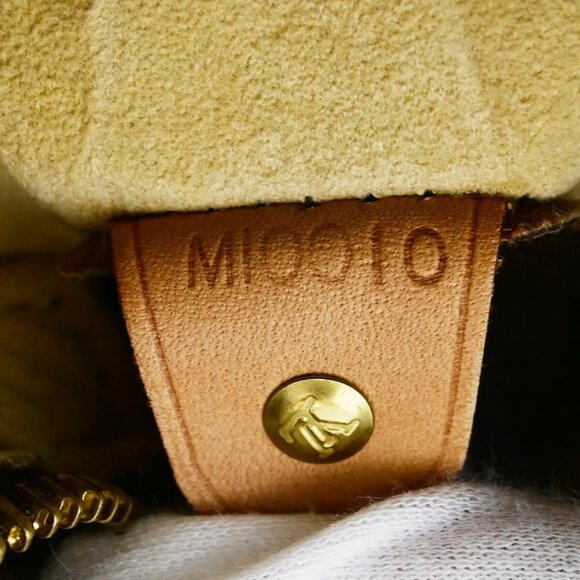 LOUIS VUITTON Logo Looping GM Shoulder Bag Monogram Leather Brown - Picture 2 of 16